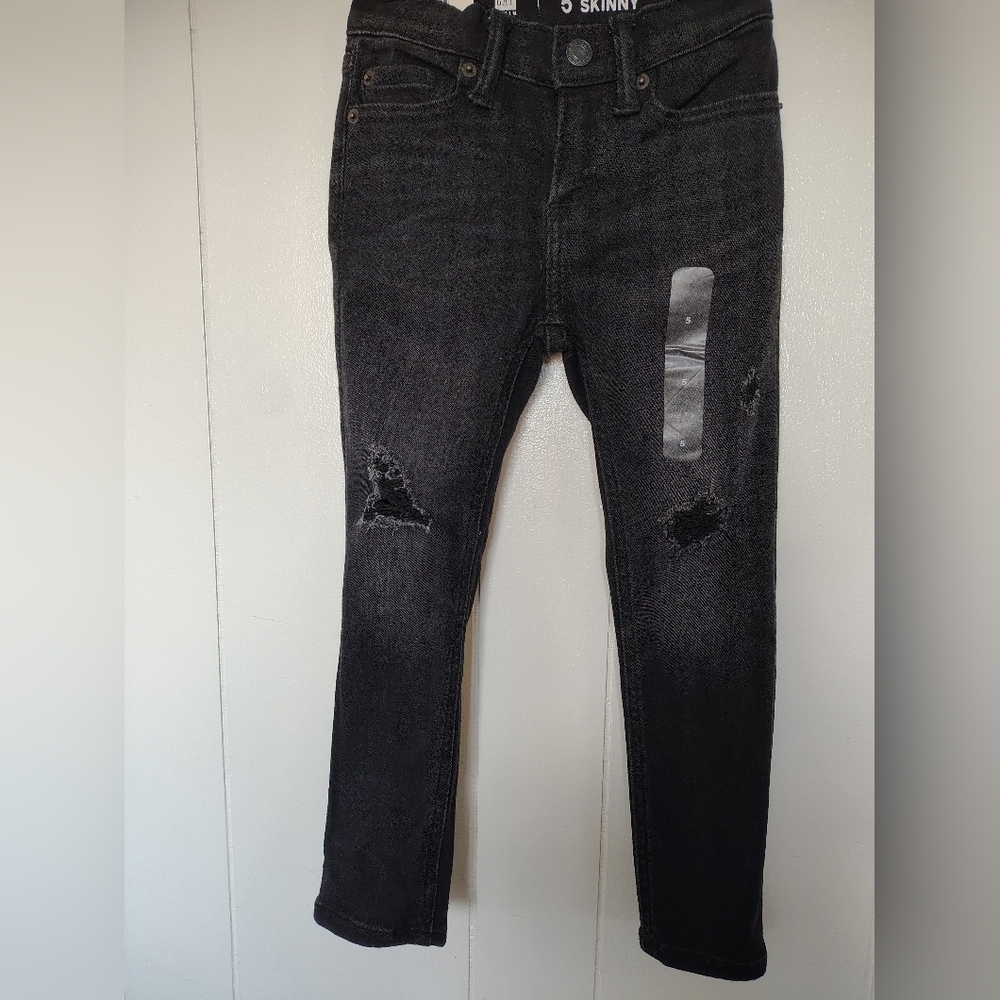 GAP Girl's Black Skinny Jeans Size 5